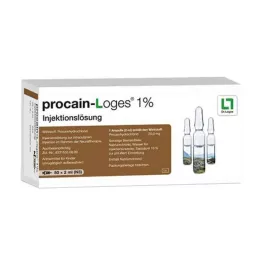 PROCAIN-Loges 1% injekčný roztok v ampulkách, 50X2 ml