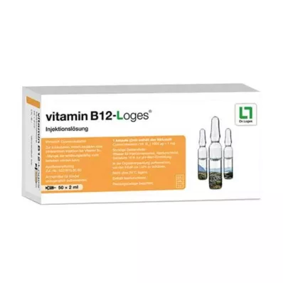 VITAMIN B12-LOGES Ampulky na injekčný roztok, 50X2 ml VITAMIN B12-LOGES Ampulky na injekčný roztok, 50X2 ml
