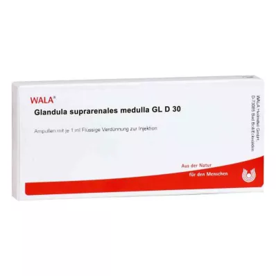 GLANDULA SUPRARENALES Medulla GL D 30 ampuliek, 10X1 ml GLANDULA SUPRARENALES Medulla GL D 30 ampuliek, 10X1 ml