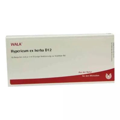 HYPERICUM EX Herba D 12 ampuliek, 10X1 ml HYPERICUM EX Herba D 12 ampuliek, 10X1 ml