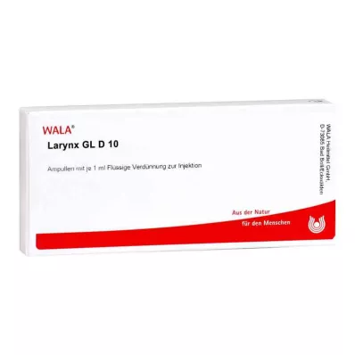 LARYNX GL D 10 ampuliek, 10X1 ml LARYNX GL D 10 ampuliek, 10X1 ml
