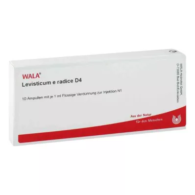 LEVISTICUM E radice D 4 ampulky, 10X1 ml
