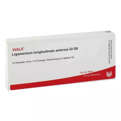 LIGAMENTUM LONGITUDINALE anterius GL D 8 ampuliek, 10X1 ml LIGAMENTUM LONGITUDINALE anterius GL D 8 ampuliek, 10X1 ml