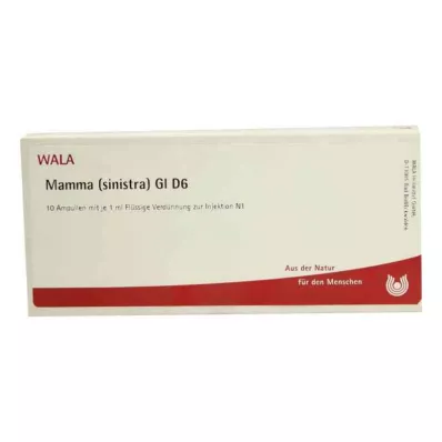 MAMMA SINISTRA GL D 6 ampuliek, 10X1 ml MAMMA SINISTRA GL D 6 ampuliek, 10X1 ml