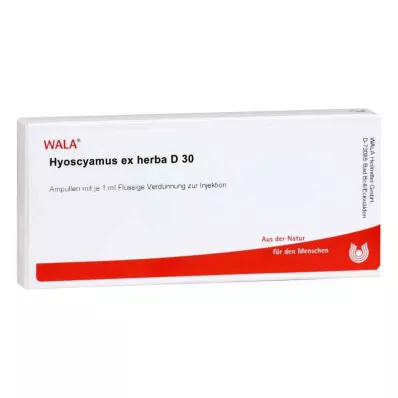 HYOSCYAMUS EX Herba D 30 ampuliek, 10X1 ml