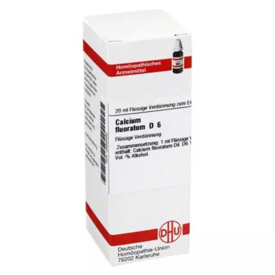 CALCIUM FLUORATUM D 6 riedenie, 20 ml CALCIUM FLUORATUM D 6 riedenie, 20 ml
