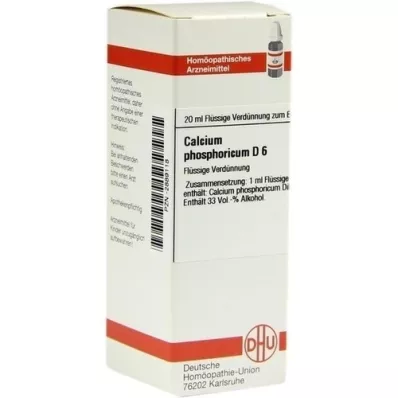 CALCIUM PHOSPHORICUM D 6 riedenie, 20 ml