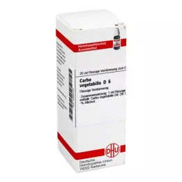 CARBO VEGETABILIS D 6 riedenie, 20 ml