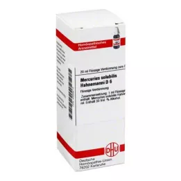 MERCURIUS SOLUBILIS Hahnemanni D 6 Riedenie, 20 ml