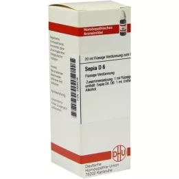 SEPIA D 6 riedenie, 20 ml