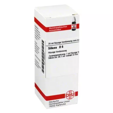 SILICEA D 6 riedenie, 20 ml