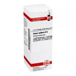 HEPAR SULFURIS D 6 riedenie, 20 ml