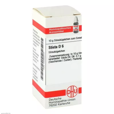 STICTA D 6 guľôčok, 10 g