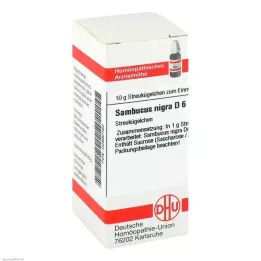 SAMBUCUS NIGRA D 6 guľôčok, 10 g