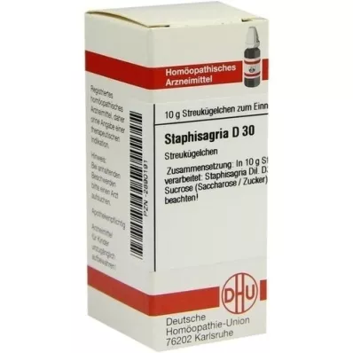 STAPHISAGRIA D 30 guľôčok, 10 g