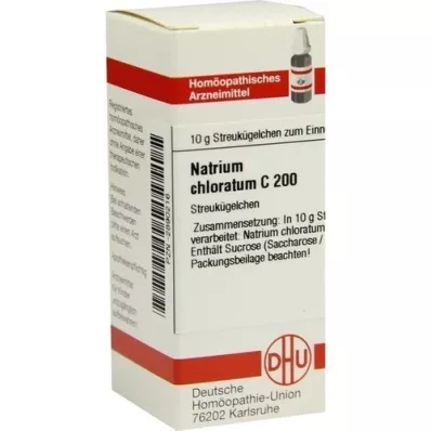 NATRIUM CHLORATUM C 200 guľôčok, 10 g