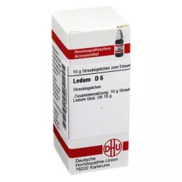 LEDUM D 6 guľôčok, 10 g