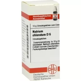 NATRIUM CHLORATUM D 6 guľôčok, 10 g