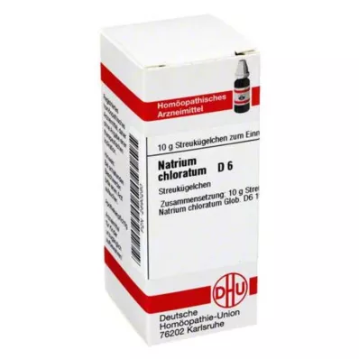 NATRIUM CHLORATUM D 6 guľôčok, 10 g