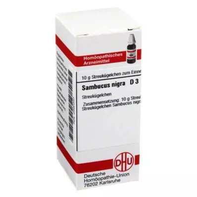 SAMBUCUS NIGRA D 3 guľôčky, 10 g SAMBUCUS NIGRA D 3 guľôčky, 10 g