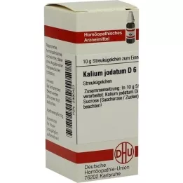 KALIUM JODATUM D 6 guľôčok, 10 g