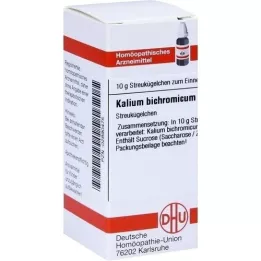 KALIUM BICHROMICUM D 12 guľôčok, 10 g