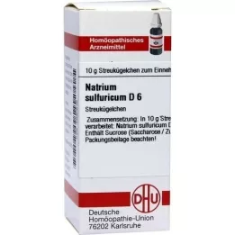 NATRIUM SULFURICUM D 6 guľôčok, 10 g