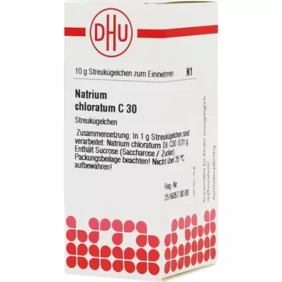 NATRIUM CHLORATUM C 30 guľôčok, 10 g