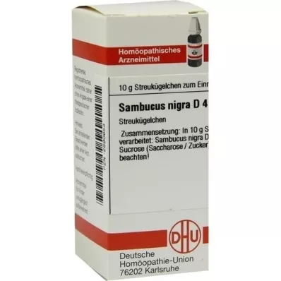 SAMBUCUS NIGRA D 4 guľôčky, 10 g