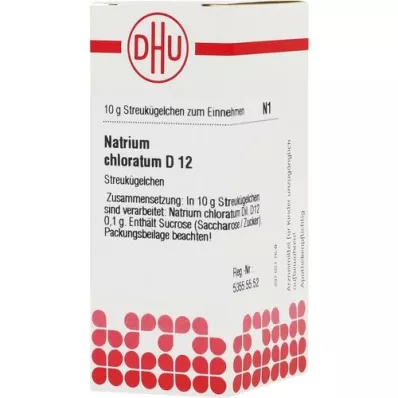 NATRIUM CHLORATUM D 12 guľôčok, 10 g