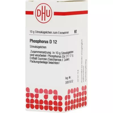 PHOSPHORUS D 12 guľôčok, 10 g