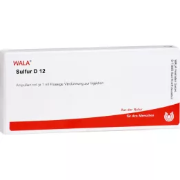SULFUR D 12 ampuliek, 10X1 ml