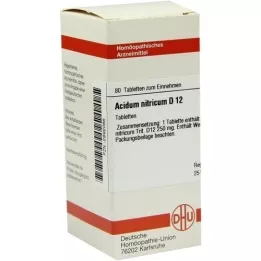 ACIDUM NITRICUM D 12 tabliet, 80 kapsúl