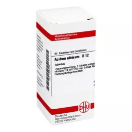 ACIDUM NITRICUM D 12 tabliet, 80 kapsúl