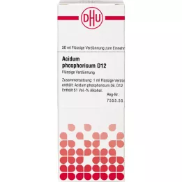 ACIDUM PHOSPHORICUM D 12 riedenie, 50 ml