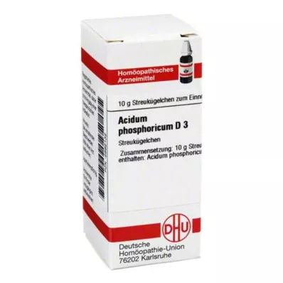 ACIDUM PHOSPHORICUM D 3 guľôčky, 10 g ACIDUM PHOSPHORICUM D 3 guľôčky, 10 g
