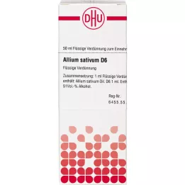 ALLIUM SATIVUM D 6 riedenie, 50 ml