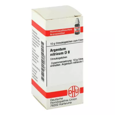 ARGENTUM NITRICUM D 8 guľôčok, 10 g