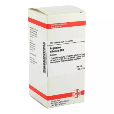 ARGENTUM NITRICUM D 8 tabliet, 200 kapsúl ARGENTUM NITRICUM D 8 tabliet, 200 kapsúl