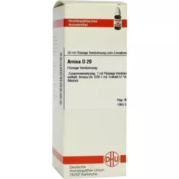 ARNICA D 20 riedenie, 50 ml