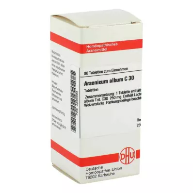 ARSENICUM ALBUM C 30 tabliet, 80 kapsúl ARSENICUM ALBUM C 30 tabliet, 80 kapsúl