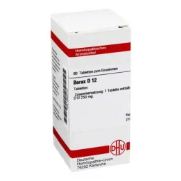 BORAX D 12 tabliet, 80 kapsúl