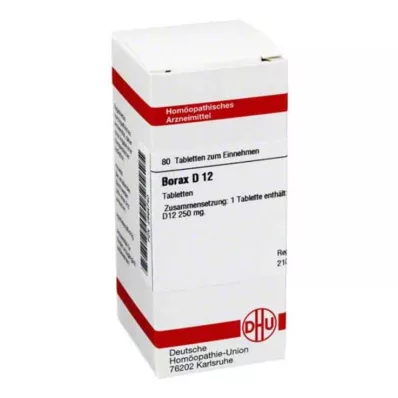 BORAX D 12 tabliet, 80 kapsúl BORAX D 12 tabliet, 80 kapsúl