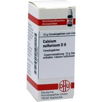 CALCIUM SULFURICUM D 6 guľôčok, 10 g