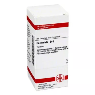 CALENDULA D 4 tablety, 80 kapsúl