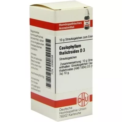 CAULOPHYLLUM THALICTROIDES D 3 guľôčky, 10 g