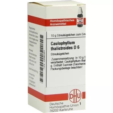 CAULOPHYLLUM THALICTROIDES D 6 guľôčok, 10 g