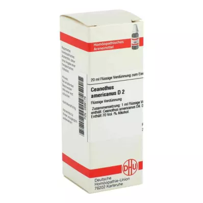 CEANOTHUS AMERICANUS D 2 riedenie, 20 ml