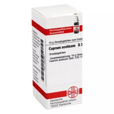 CUPRUM ACETICUM D 30 guľôčok, 10 g CUPRUM ACETICUM D 30 guľôčok, 10 g