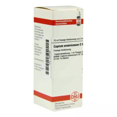 CUPRUM ARSENICOSUM D 6 riedenie, 20 ml CUPRUM ARSENICOSUM D 6 riedenie, 20 ml
